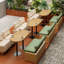 Banc de café de style moderne