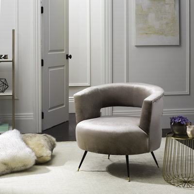 Schumacher Upholstered Barrel Chair