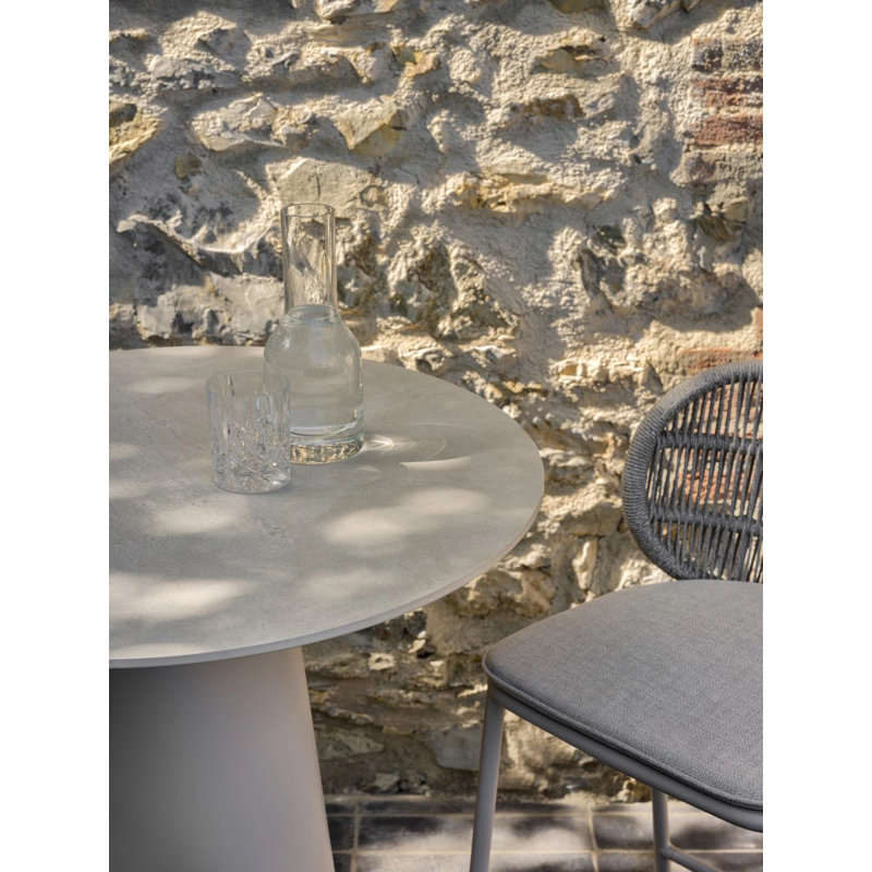 Kodo Outdoor Bar Stool, Fossil Gray