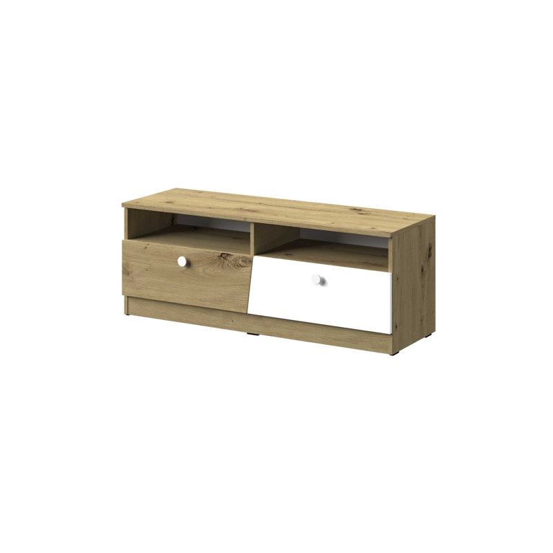 Nantes Unfinished TV Stand for TVs up to 50", Matt White