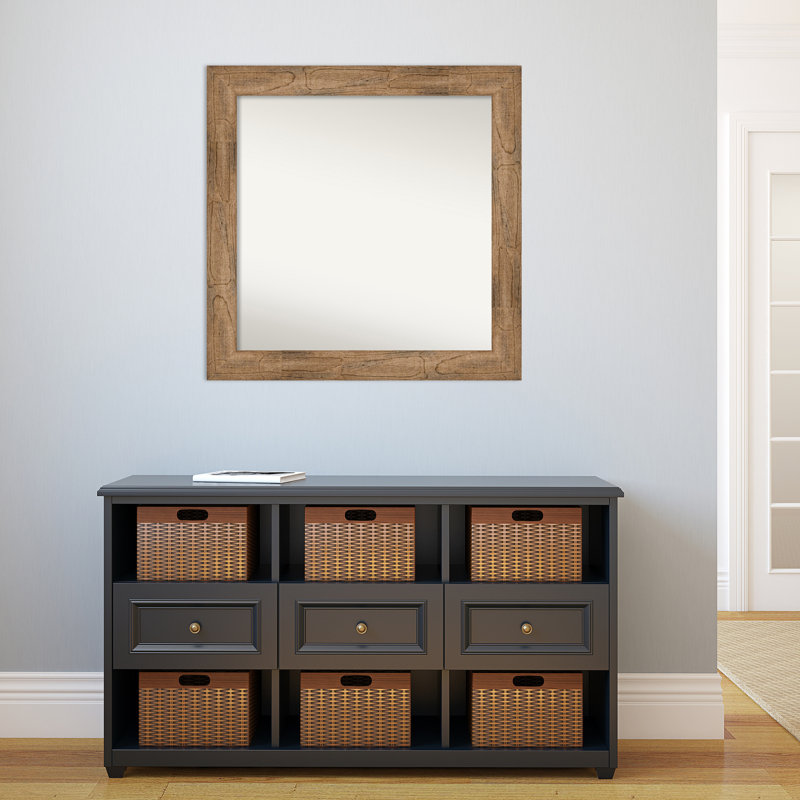 Miroir d'appoint mural Chinomso, H 32 po x l 32 po