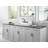 Kingston Brass Petra Galley 33-Inch x 19-Inch Cast Iron Wall Mount Kitchen Sink-87326160