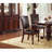 Shadae 8 - Person Solid Wood Dining Set with Rectangle Table w Leaf 2x Arm Chairs And 6x Side Chairs,Rubberwood  Dining Table Set