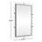 36" Metal Mirror