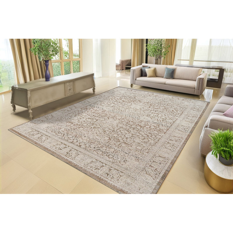 Hilburn 16659-819 Brun / ivoire / multicolore, Rectangle 7 pi 10 po x 10 pi 6 po