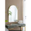 Miroir d'appoint arqué en métal doré 24 po x 36 po - Transformez votre salon avec cadre 24 x 36