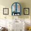 Armoire murale arquée avec portes en miroir et tablettes réglables-1542506990
