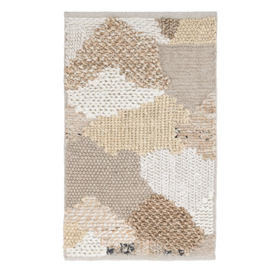 Bondo Geometric Shapes Area Rug in Ivory