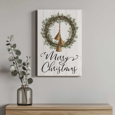 «Merry Christmas Wreath and Bells» par Dogwood