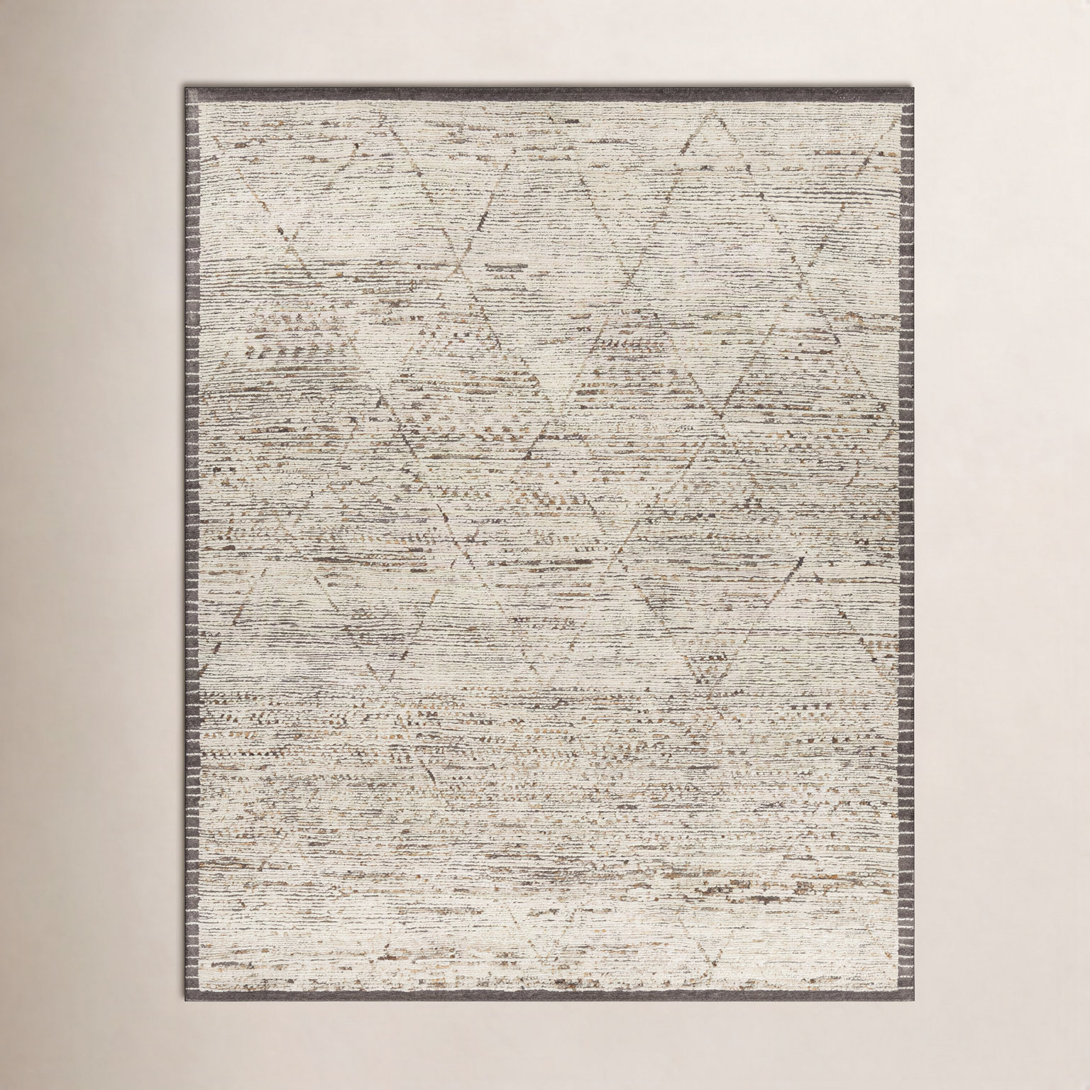 Ellen Hand-Knotted Geometric Rug, Rectangle 9' x 12'