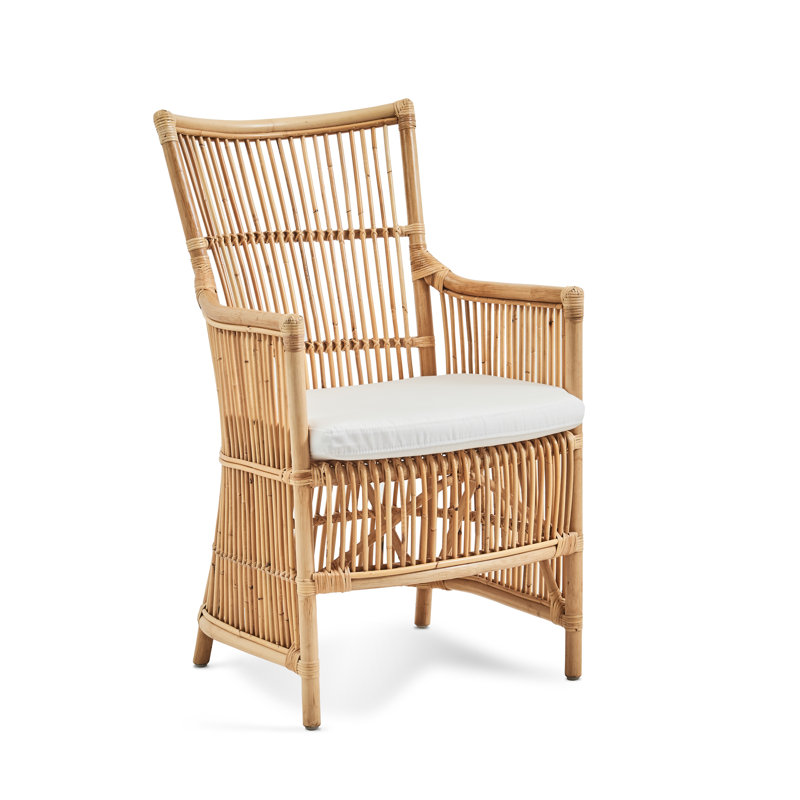 Fauteuil Davinci, Naturel, Toile blanche