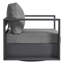 Fauteuil pivotant en aluminium gris anthracite Tahoe-2124419837