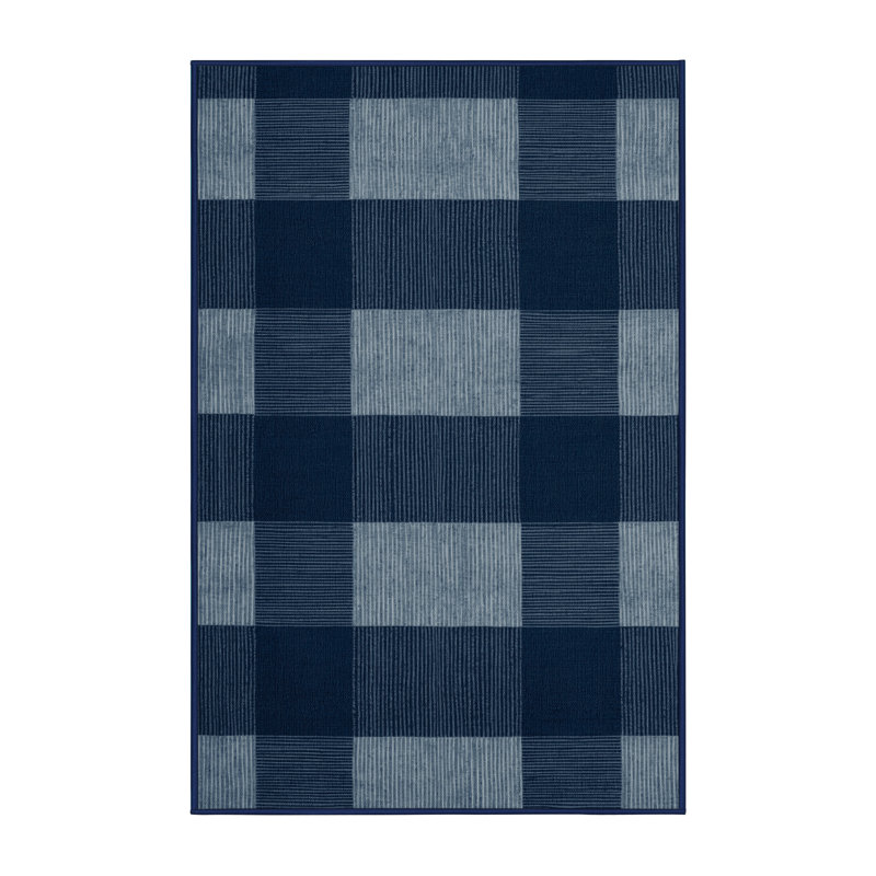 Tapis botanique lavable à la machine, Rectangle 2 pi x 3 pi