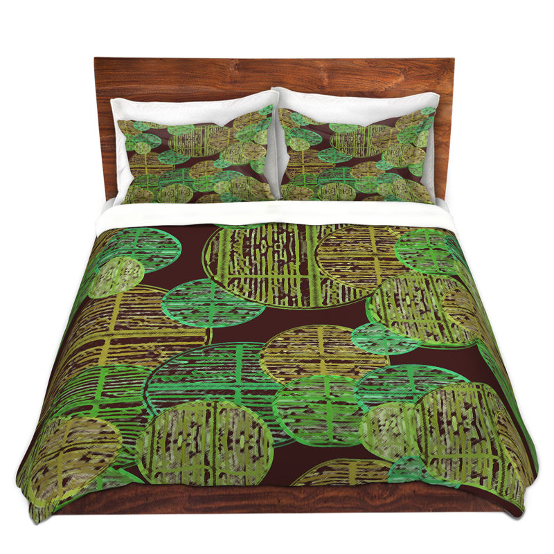 Ensemble de housse de couette pour grand lit DiaNoche par Susie Kunzelman - Circle Sphere 4