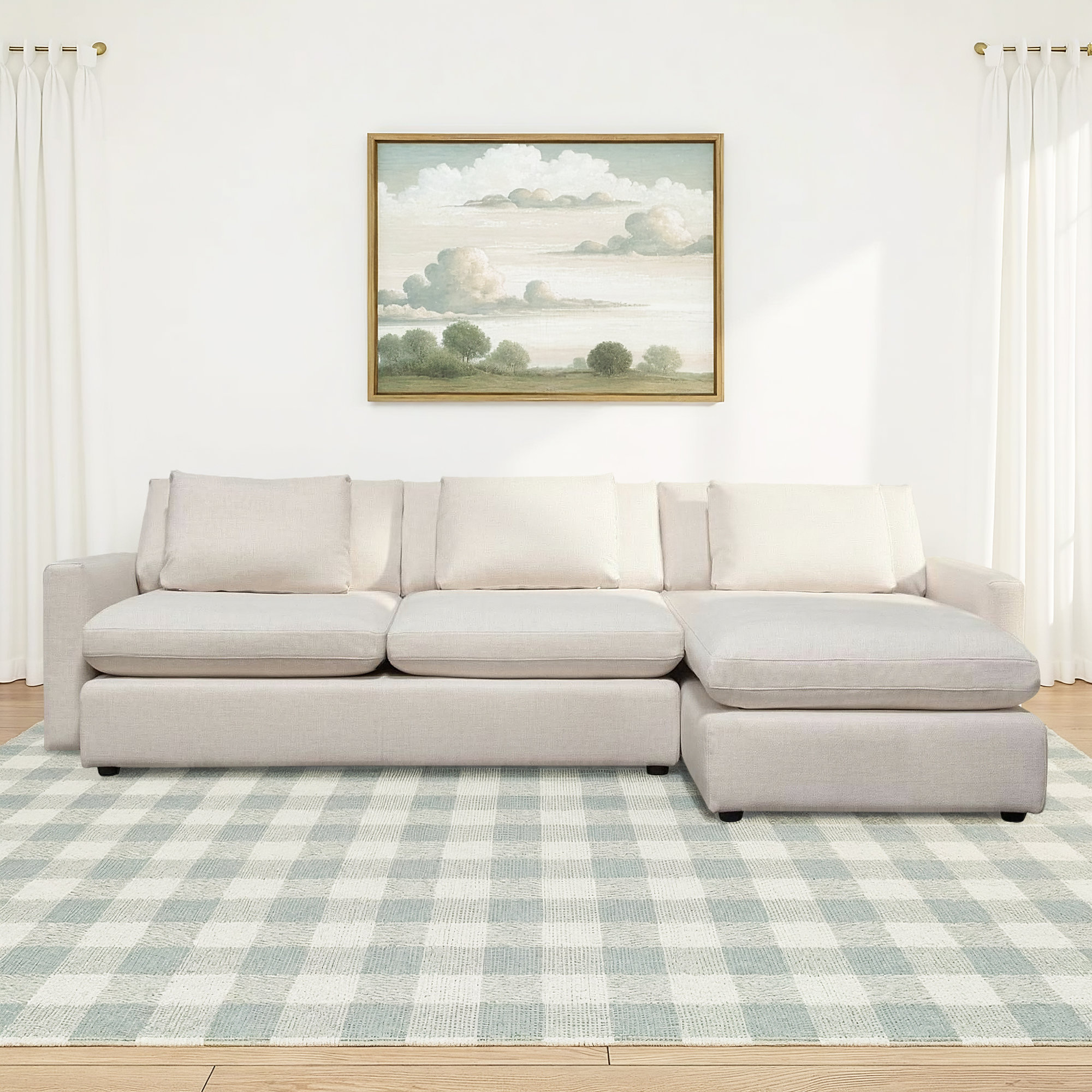 Desma Upholstered Reversible L-Sectional