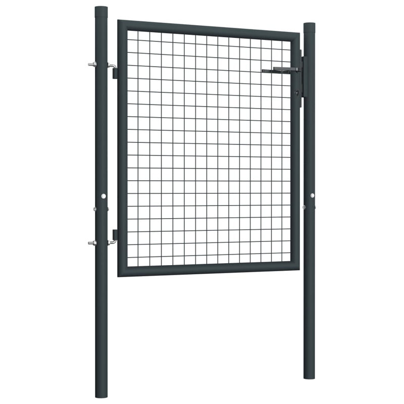 Migues 125cm H x 100cm W Grey Metal Gate