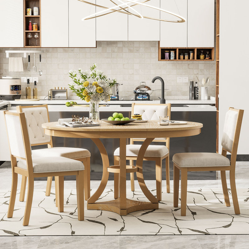 5 - Piece Extendable Dining Set, Natural