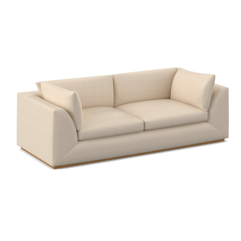 Big Sur Sofa, Amber, Filigree Ivory 100% Polyester