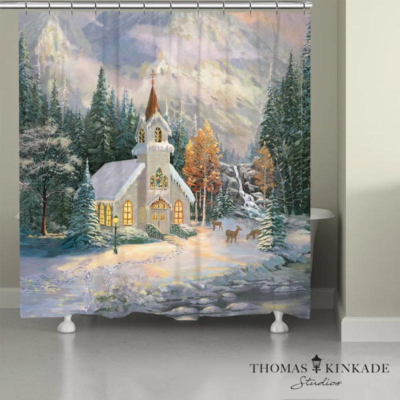 Rideau de douche Thomas Kinkade