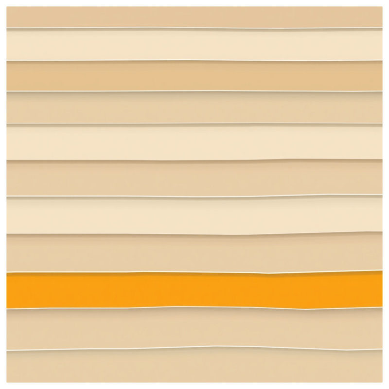 Beige Orange Stripes Comforter, Twin Extra Long