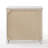 White High Gloss 3-Drawer Nightstand