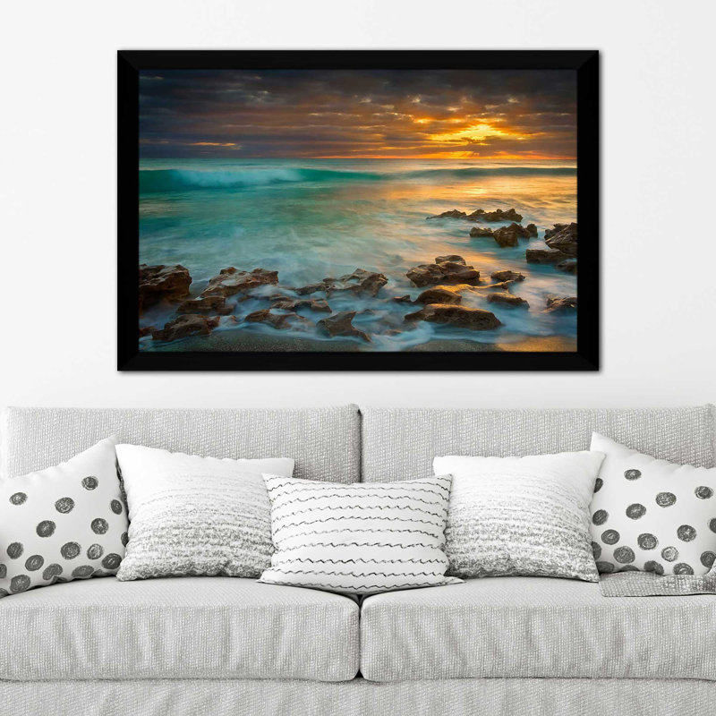 " Timeless " by Patrick Zephyr, Black Framed, 33.5" H x 49.5" W x 1" D