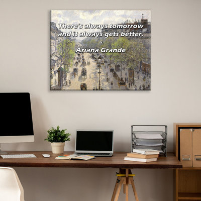 Astoria Grand Gallery Wrapped Canvas By Tenley Albright: "Winning brought me a wonderful sense of com