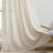 Carthamus Semi Sheer Back Tab Curtain Panel Pair(Set of 2)-260973368-260973350
