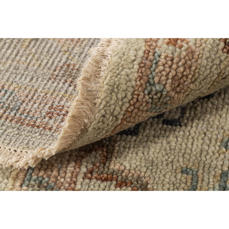 Rock My Classics Wool Oriental Area Rug in Beige/Blue/Brown, Rectangle 12' x 16'