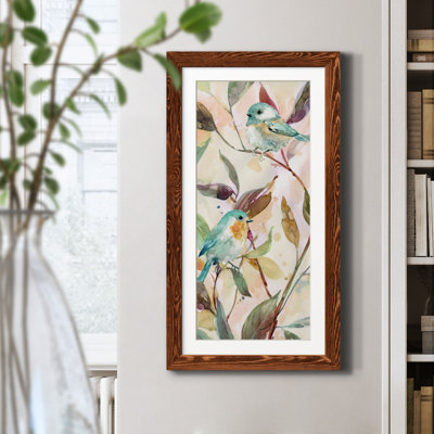 Bird Sanctuary I - Peinture sur toile encadrée