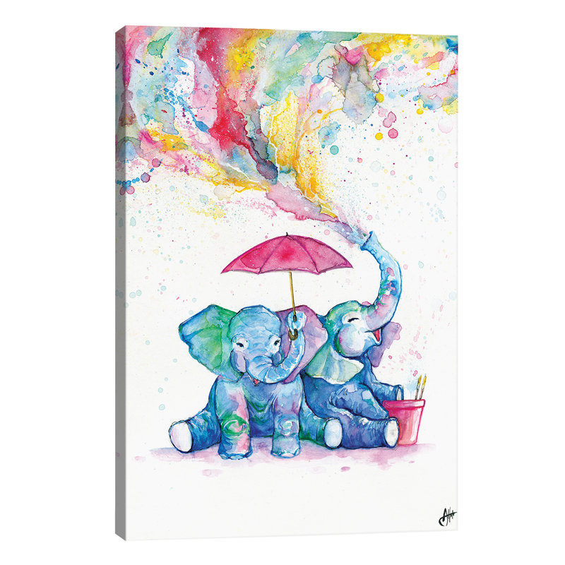 Double Trouble by Marc Allante - Wrapped Canvas Painting, 66.04 cm H x 45.72 cm W x 1.91 cm D