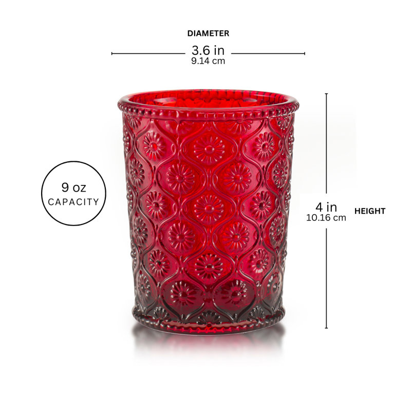 Mitzi Drinking Glass, Red