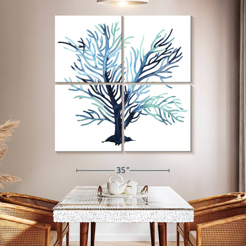 Brampt Fan De La Mer I, 50" H x 50" W