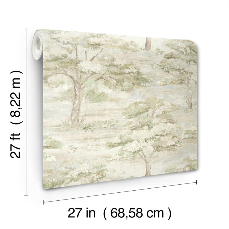 Papier peint Moreno, Vert