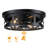 11"d 2-light Motion Sensor Ceiling Light Outdoor, 360° Motion Detection, Adjustable Timer, Outdoor Patio Garage Entryway Light Fixture