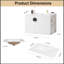 Ensemble de meuble-lavabo simple 29,9 po Rhyan