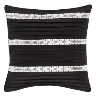 Glamourous Diamante Bands Cushion Cover