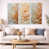 White Floater Framed