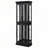 Display Cabinet with Tempered Glass Doors & Adjustable Shelves-1468836646