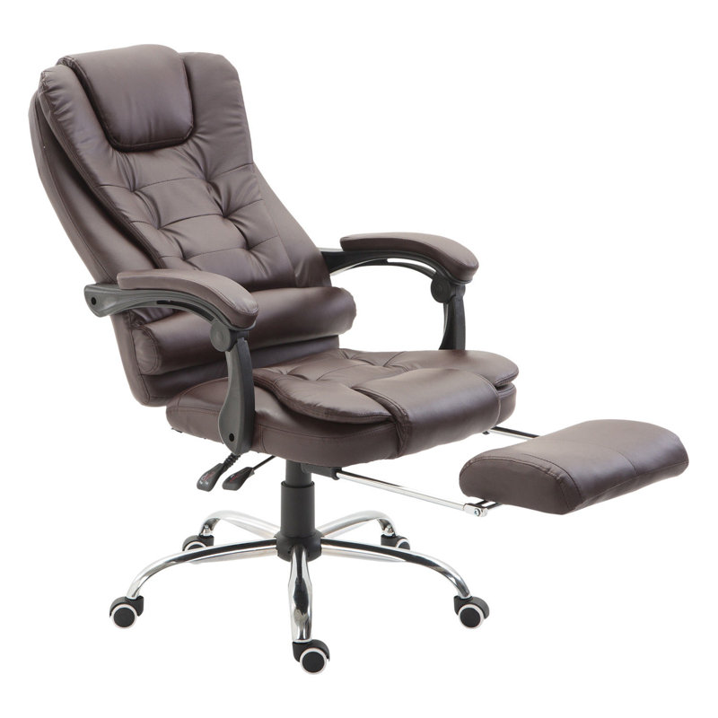 Yeldell Executive Chair with Headrest, Brown