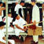 « the rookie » par norman rockwell, reproduction d’art sur toile tendue-298234958