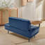 Banc rembourré en similicuir de 54,98 po-1720254687