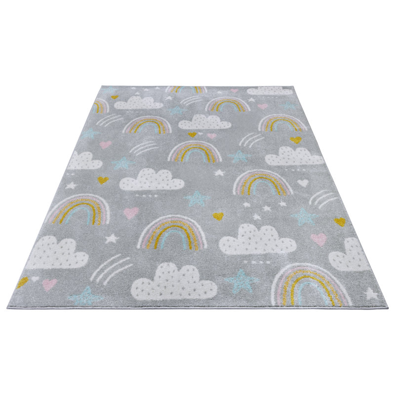 Adventures Grey Rug, Rectangular 120 x 170cm