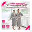 Peignoir en molleton mi-mollet avec poches et capuche-86138807-85001785