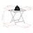 Folding Metal Luggage Rack