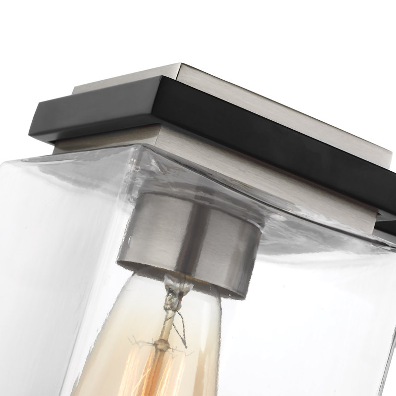 Dugway Glass Semi Flush Mount