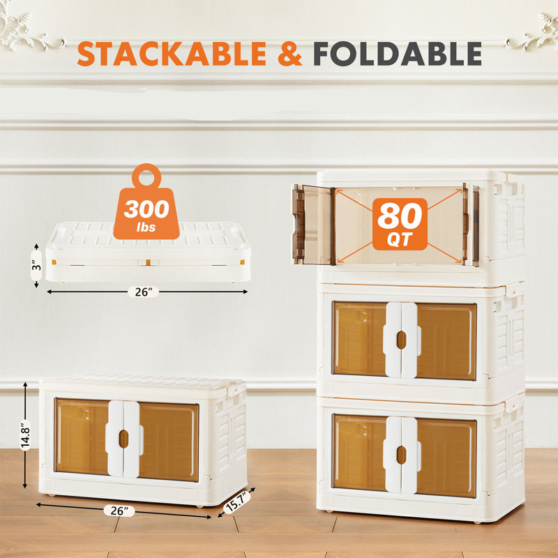 Stackable Plastic Storage Bins With Lids