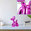 Ornement de statue créative pour chien ballon (1 pièce) - Sculpture en résine décorative pour chambre à coucher, bureau, plusieurs couleurs disponibles-1124906481