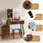 Vanity Makeup Table Set with Lighted Mirror-1196805279