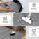 Machine Washable Rug with Rubber Backing for Living Room Modern Non-Slip Dining Room Rug Easy-Cleaning Solid Floor Carpet for Bedroom Hallway Kitchen Office Playroom